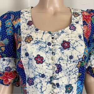 Vintage Cottagecore Prairie Floral Dress Size XXS